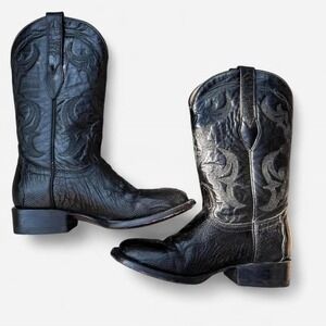 Corral Western Boots Ostrich Leather Womens Size 7.5